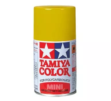 TAMIYA Поликарбонатная аэрозольная краска для моделей горчично-желтого цвета 86056 PS-56