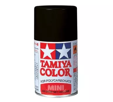 TAMIYA Polycarbonate Spray Black Model Paint 86005 PS-5