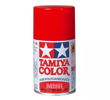 Tamiya Polycarbonate Spray Bright Mica Red Model Paint 86060 PS-60