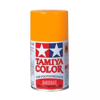 Tamiya Polycarbonate Spray PS-62 Pure Orange Model Paint 86062