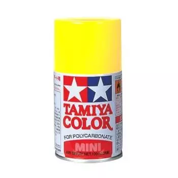 Tamiya Polycarbonate Spray PS-6 Yellow Model Paint 86006