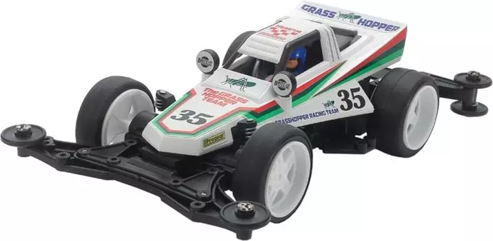 Tamiya Racer Mini 4WD Series Grasshopper VZ Chassis 18105 № 105 Jr. (Мини 4WD)