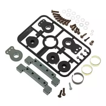 Tamiya RC Big Truck Option Spare Parts Aluminum W Servo Mount High Torque Servo Saver 56537 & No.37 TROP.37 &