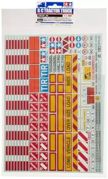 TAMIYA RC Big Truck Option Spare Parts RC Big Truck Наклейки Набор 56534 и № 34 TROP.34 1/14
