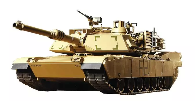 Tamiya RC Tank Series American M1A2 Abrams Tank Full Operation Set Channel Charger Electric RC Assembly Kit 56040 1/16 No.40 (4 радио, в комплекте)