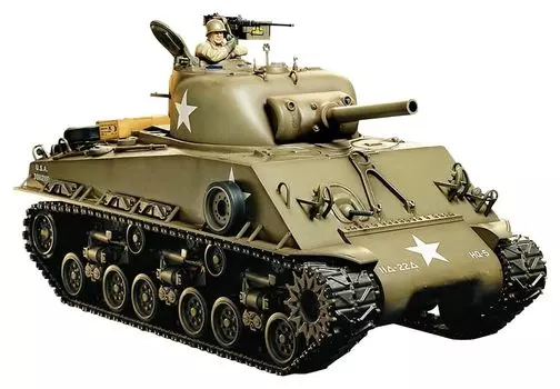 Tamiya RC Tank Series M4 Sherman Full Operation Set Electric Radio Control 56013 1/16 No.13 1/16RC (105-мм гаубица)