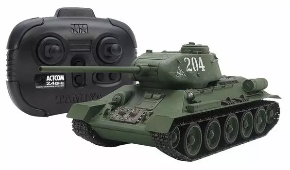 Tamiya RC Tank Series Советский средний танк посвященный 48216 1/35 №16 Т-34-85 (с радио)
