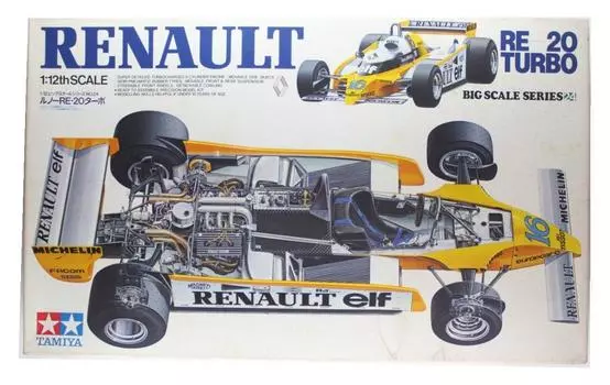 Tamiya Renault Turbo большой масштаб 1/12 RE-20 (1/12 машина: 12026)