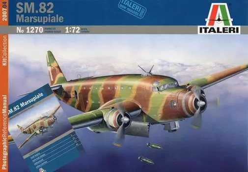Tamiya Savoia Marchetti Marsupiale фото документа 38070 Самолет серии SM.82 (с коллекцией) (Итальянский 1/72 1270)