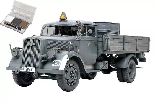 Tamiya Scale Limited Series Германия 3 тонны 4 x 2 грузовой автомобиль состаренный 25131 1/35 (с Мастером)