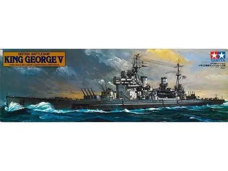 Tamiya Ship Series Royal Navy Battleship King George V Plastic Model 78010 1/350 No.10