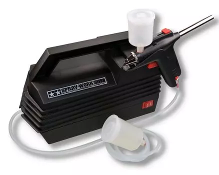 Tamiya Система распыления Air Brush System No.20, базовый набор компрессоров с аэрографом 74520