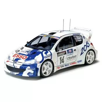 Tamiya Sports Car Series Peugeot 206 WRC 1/24