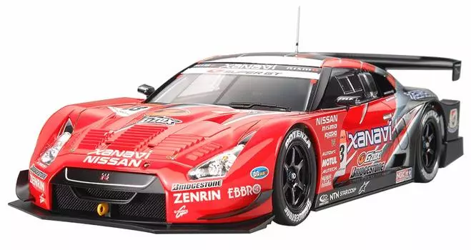 Tamiya Sports Car Series XANAVI NISMO GTR R35 Пластиковая модель 24308 1/24 № 308
