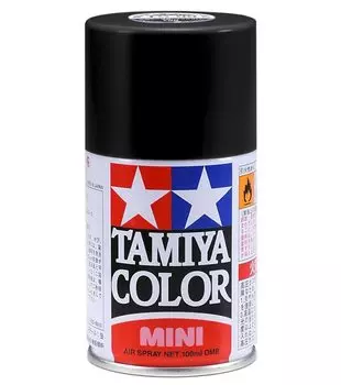 TAMIYA Spray Black Model Paint 85014 TS-14
