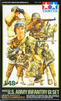 TAMIYA Военная миниатюра серии US Army Infantry GI Set Пластиковая модель 32513 1/48 № 13