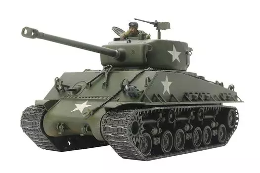 TAMIYA Военная миниатюрная серия Американский танк M4A3E Sherman Easy Eight Пластиковая модель 32595 1/48 № 95