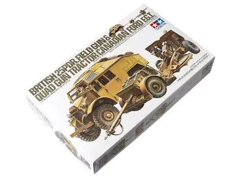TAMIYA Военная миниатюрная серия британской армии счетверенный тягач 25-фунтовая пушка пластиковая модель 35044 1/35 № 44 и