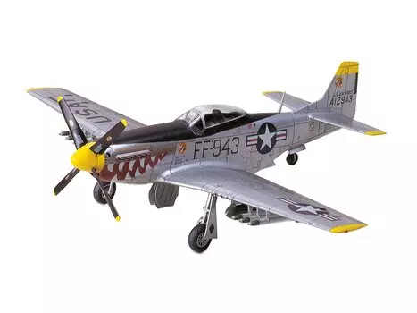 TAMIYA Warbird Collection US Army North American Mustang Korean War Specification Plastic Model 60754 1/72 No.54 F-51D