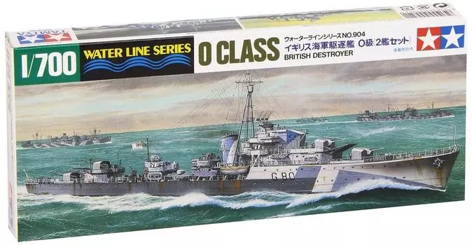 TAMIYA Waterline Series Royal Navy Destroyer O Class 2 Ships Set Plastic Model 31904 1/700 No.904