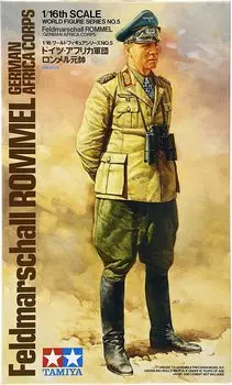 TAMIYA World Figure Series Немецкая армия Африканский корпус Фельдмаршал Роммель Пластиковая модель 36305 1/16 № 05