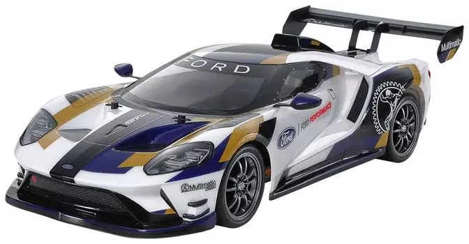 TAMIYA XB Series 2020 Ford GT Mk II окрашенная полная модель с Propo 57928 1/10 № 228 (Шасси ТТ-02)