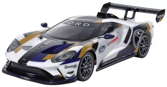 TAMIYA XB Series 2020 Ford GT Mk II окрашенная полная модель с Propo 57928 1/10 № 228 (Шасси ТТ-02)