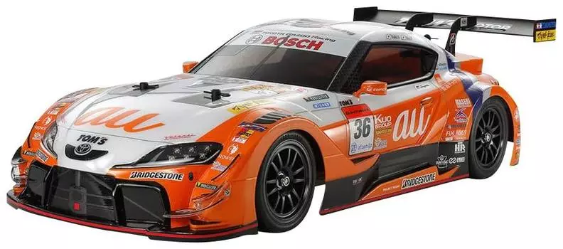 Tamiya XB Series au GR Supra Окрашенная полная модель с радио 57934 1/10 № 234 TOM S (Шасси ТТ-02)