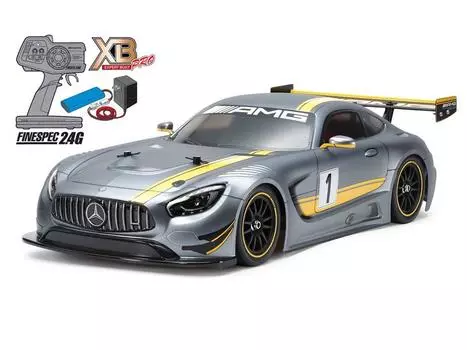 Tamiya XB Series GT3 Окрашенный готовый продукт с радио 57900 1/10 № 200 MERCEDES-AMG (Шасси ТТ-02)