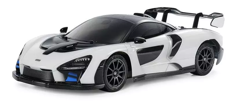 Tamiya XB Series McLaren Senna окрашенная полная модель с радио 57936 1/10 № 236 (Шасси ТТ-02) белый