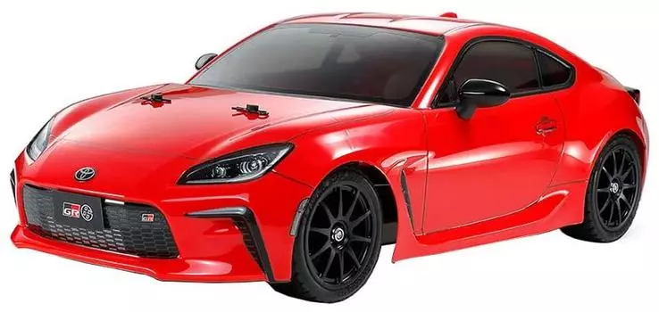 Tamiya XB Series Toyota GR 86, окрашенная в красный цвет, полная модель с Propo 57931 1/10 № 231 (Шасси ТТ-02)