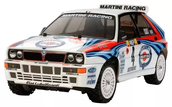 TAMIYA XB Series XB Lancia Delta Integrale окрашенная готовая модель с радио 57858 1/10 № 158 (Шасси ТТ-02)