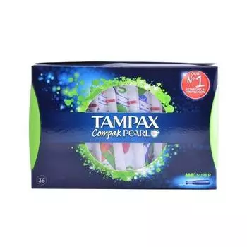 TAMPAX Pearl Compak Super 36 единиц