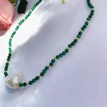 Tamsui ожерелье в стиле барокко, женская новая цепочка на шею из бисера, воротник-цепочка, уникальный дизайн, цепочка для свитера