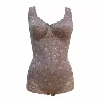 TAMURA Yauco Full Lace Multifunctional Bodysuit TYN90 Mocha S