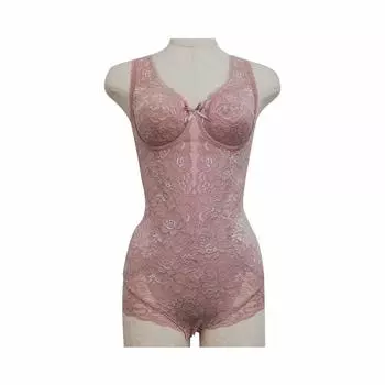 TAMURA Yauco Full Lace Multifunctional Bodysuit TYN90 Ash Rose LL