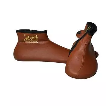 Tan Azad Кожа Wudu Masa зимние носки обувь щиколотка хуфф удобные носки 6 дубильная кора