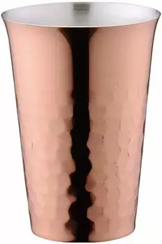 Tanabekingu Hana Guinomi Straight Hammered 90ml Copper Mirror 4673