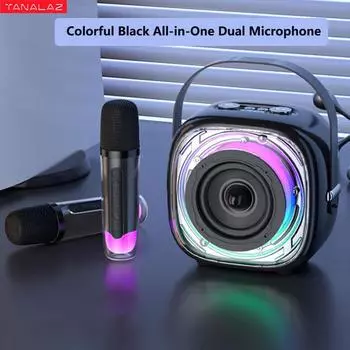 TANALAZ K29 Беспроводная караоке-система с двумя микрофонами и динамиками для детей