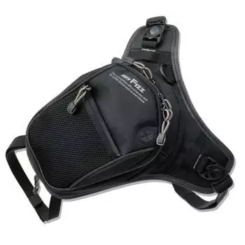 TANAX Holster Bag MOTOFIZZ Digibag Plus Black MFK-206 (Variable Capacity 2.8-4.6) Compatible with Motorcycles