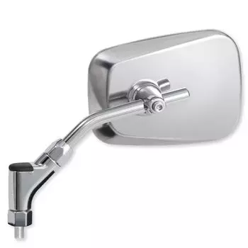 TANAX NAPOLEON Azet 4 Mirror EX Stainless Steel Motorcycle Mirror 10mm External Thread Common for Left and Right Mirror with Turner Sliding Mirror