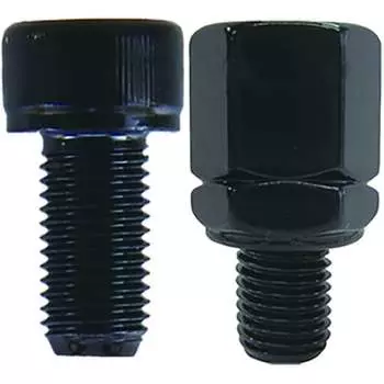 TANAX NAPOLEON J-2 FR шарнирное зеркало черное 10 мм обратный винт совместимый 20 мм вверх 1 шт.