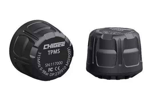 TANAX x CHIGEE Bike Smart Ride Monitor Lite Дополнительные детали Датчик давления в шинах и AIO-5 (Передний Передний) СРС-002 чёрный
