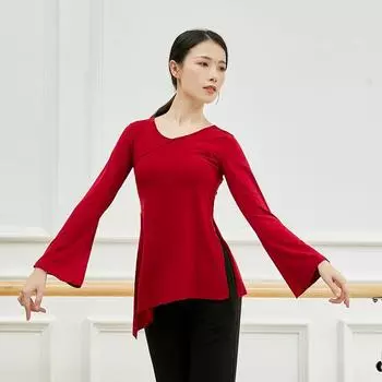 Танцевальные костюмы для женщин и взрослых, одежда для похудения, классические танцевальные боди-стихи, топы для этнических танцев XS темно-зеленого