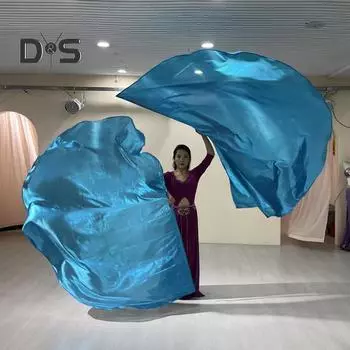 Танцевальный флаг с расширяемой палкой в форме полукруга, яркий цвет, блестящая поверхность, костюмы для выступлений, реквизит, аксессуары, флаг похвалы чистый