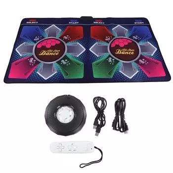 Танцевальный коврик двойного назначения с камерой высокой четкости, нескользящий беспроводной танцевальный коврик с дополненной реальностью для детей