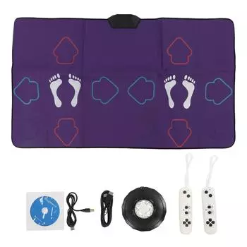 Танцевальный коврик Игры ТВ Беспроводной Музыкальный Электронный HD AR Камера Упражнение Фитнес Нескользящий Танцевальный Шаг