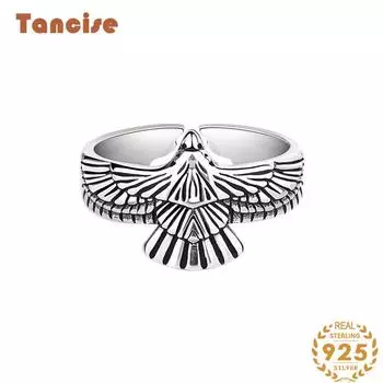 Tancise Classic стерлингового серебра 925 пробы кольцо с цирконом женские ювелирные изделия свадебное обещание вечерние подарок