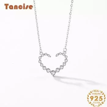 Tancision S925 стерлингового серебра Роскошное индивидуальное ожерелье с подвеской женское классическое ожерелье Tide ожерелье подарок на вечеринку серебряный
