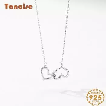 Tancision S925 стерлингового серебра Роскошное индивидуальное ожерелье с подвеской женское классическое ожерелье Tide ожерелье подарок на вечеринку серебряный